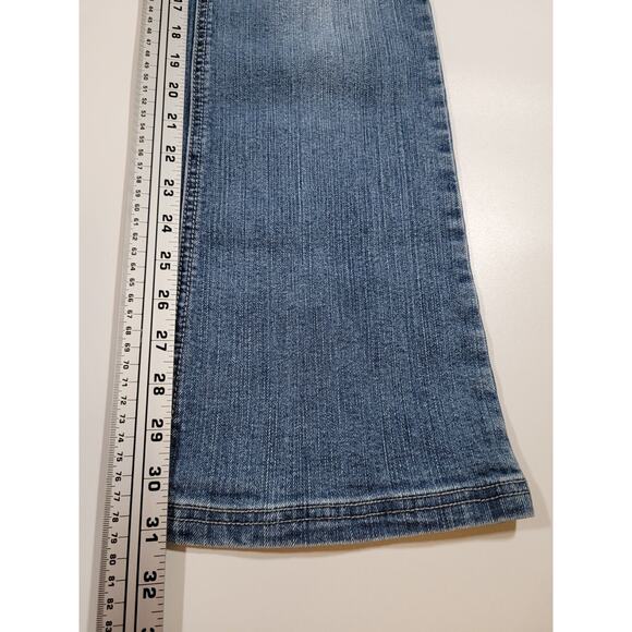 Southpole Jeans Bootcut Rhinestone Embellished Pockets Denim Pants Size 9 - Picture 9 of 13